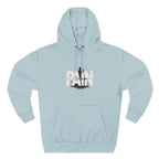 Pain Hoodie - Graphic Three-Panel Fleece Pullover